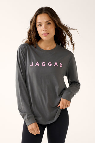 BLOCK CLASSIC LONG SLEEVE TEE STEEL