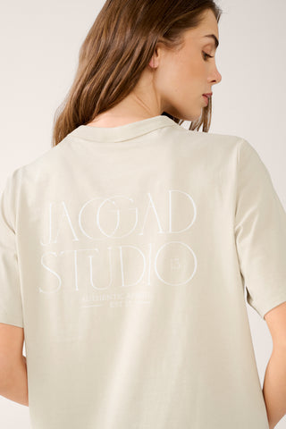 ASTOR BOXY TEE STONE