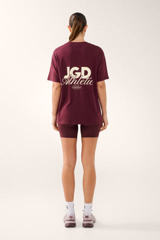SPORTSWEAR OVERSIZED TEE CHERRY