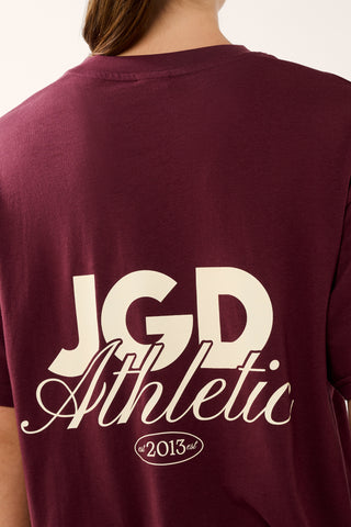 SPORTSWEAR OVERSIZED TEE CHERRY