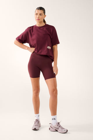 SPORTSWEAR OVERSIZED TEE CHERRY