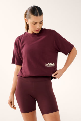 SPORTSWEAR OVERSIZED TEE CHERRY