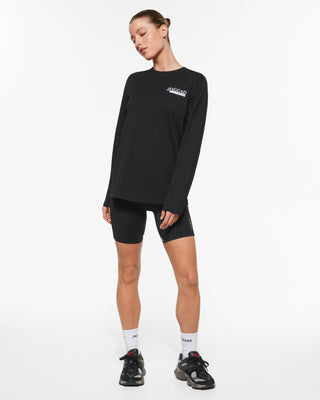 KETANI LONG SLEEVE TEE BLACK