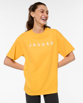 BLOCK OVERSIZED TEE MANGO