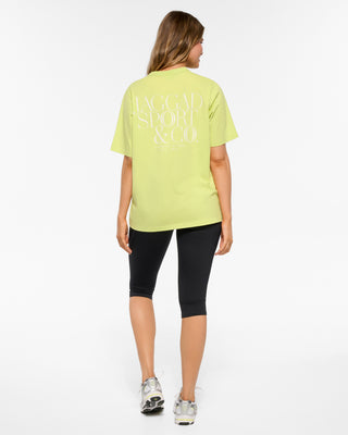 CANYON BOXY TEE LIME