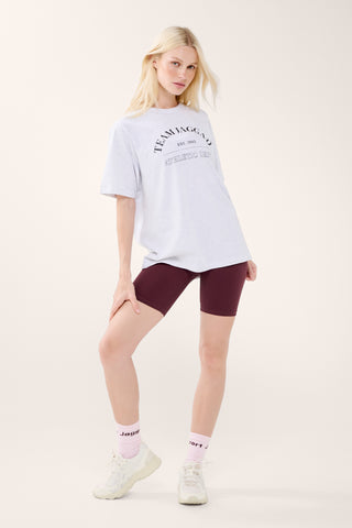 DOWNTOWN BOXY TEE WHITE MARLE