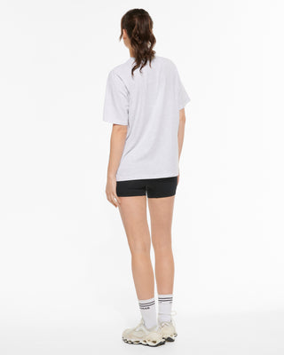 DOWNTOWN BOXY TEE WHITE MARLE