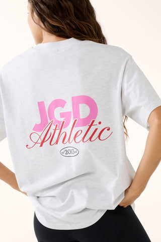 SANTA ROSA OVERSIZED TEE WHITE MARLE