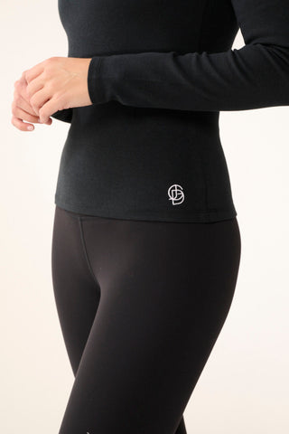 TERRAIN FITTED BASELAYER LONG SLEEVE TOP BLACK