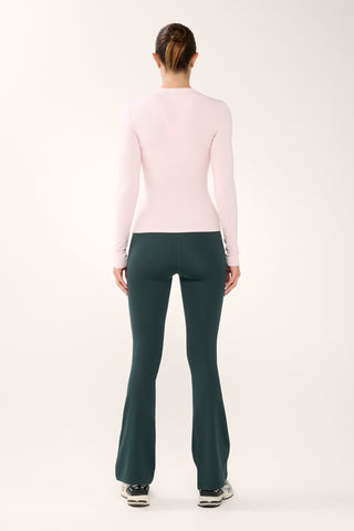 TERRAIN FITTED BASELAYER LONG SLEEVE TOP BARELY PINK