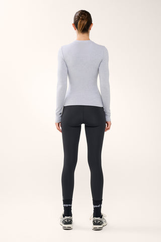 TERRAIN FITTED BASELAYER LONG SLEEVE TOP GREY MARLE