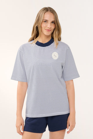 NEWPORT SIGNATURE TEE NAVY