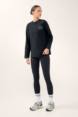TOURNAMENT LONG SLEEVE TEE BLACK