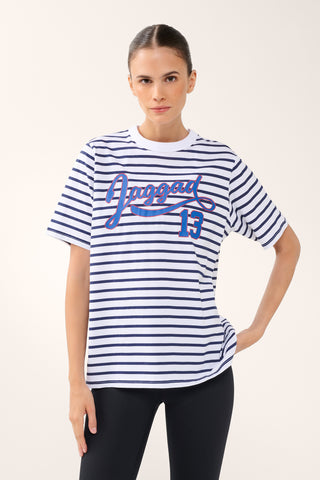CLEVELAND BOXY TEE NAVY