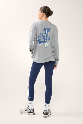 TRINITY OVERSIZED LONG SLEEVE TEE GREY MARLE