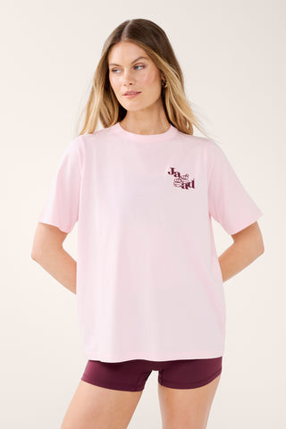 ALABAMA BOXY TEE CHALK PINK