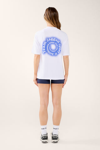 SWIRL SIGNATURE TEE WHITE