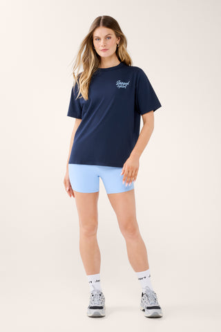 SERVING BOXY TEE DARK NAVY
