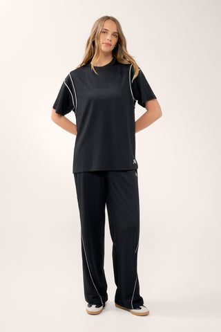 SAN DIEGO OVERSIZED MESH TEE BLACK