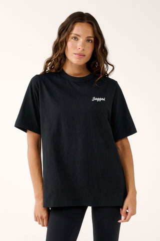 VALLEY BOXY TEE BLACK