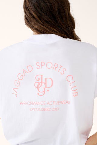 SPORTS CLUB STAPLE TEE WHITE
