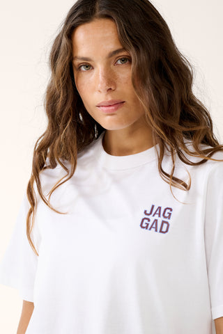 GRADUATE BOXY TEE WHITE