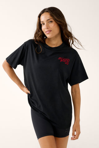 LOVE CLUB OVERSIZED TEE BLACK