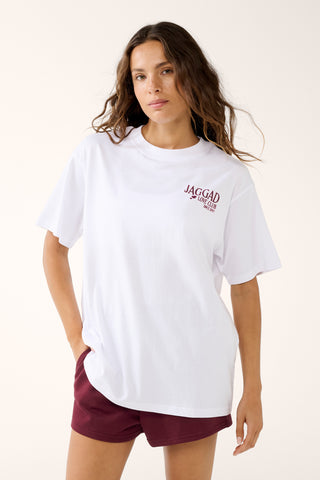 LOVE CLUB OVERSIZED TEE WHITE