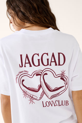 LOVE CLUB OVERSIZED TEE WHITE