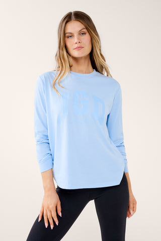 JGD CLASSIC LONG SLEEVE TEE BLUEBELL