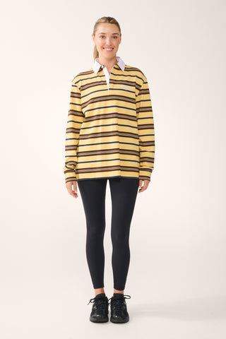 HAWTHORN AFLW X JAGGAD 2026 LONG SLEEVE POLO TOP