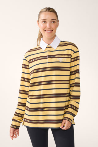 HAWTHORN AFLW X JAGGAD 2026 LONG SLEEVE POLO TOP