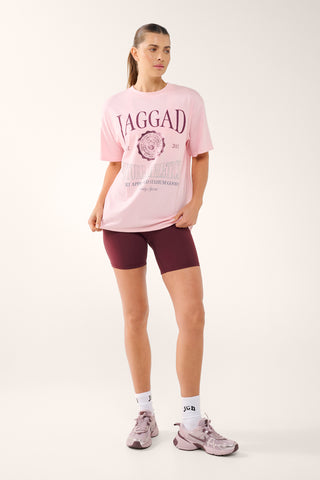 VIVID OVERSIZED TEE CHALK PINK