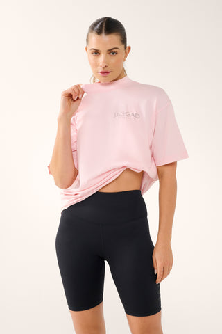 FUTURE ATHLETICS STAPLE TEE CHALK PINK