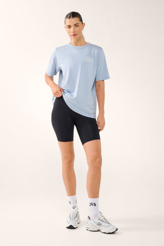 EVERYDAY BOXY TEE FOG BLUE