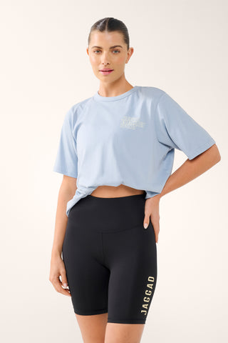 EVERYDAY BOXY TEE FOG BLUE