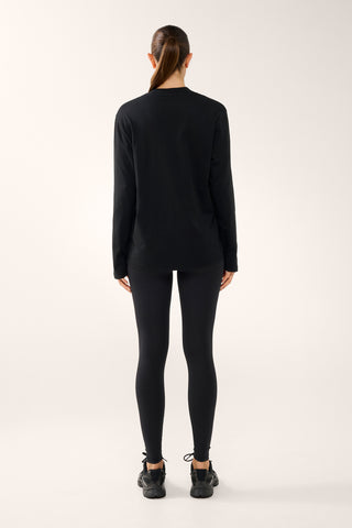 JGD ICON LONG SLEEVE TEE BLACK