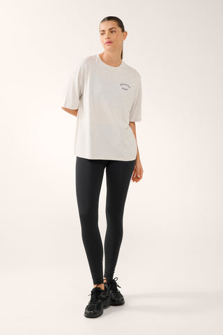 JGD DROP SHOULDER TEE OATMEAL MARLE
