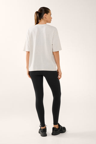 JGD DROP SHOULDER TEE OATMEAL MARLE