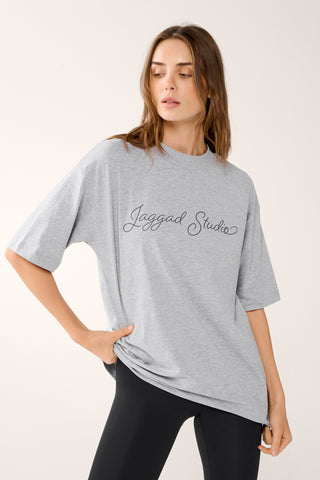 REFORM STAPLE TEE GREY MARLE