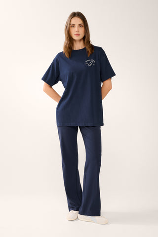 REFORM OVERSIZED TEE DARK NAVY