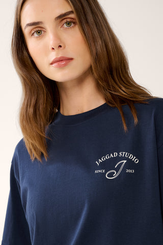 REFORM OVERSIZED TEE DARK NAVY