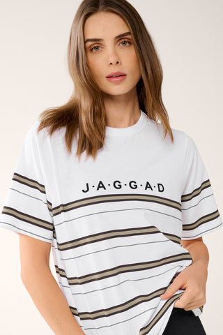 CENTERED BOXY TEE WHITE