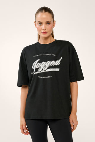 REPLAY DROP SHOULDER TEE BLACK