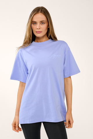 PARIS OVERSIZED TEE CORNFLOWER BLUE