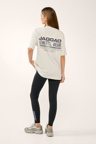 BLOOM STAPLE TEE OATMEAL MARLE