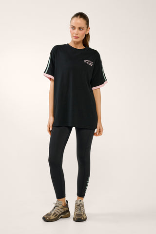 BLOOM OVERSIZED TEE BLACK