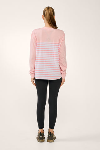 BLOOM CLASSIC LONG SLEEVE TEE CHALK PINK