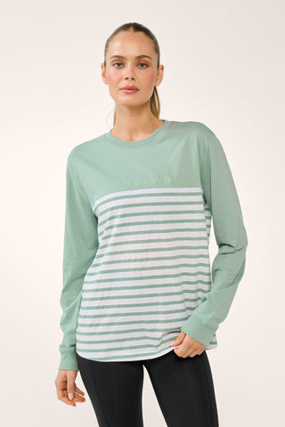 BLOOM CLASSIC LONG SLEEVE TEE SAGE
