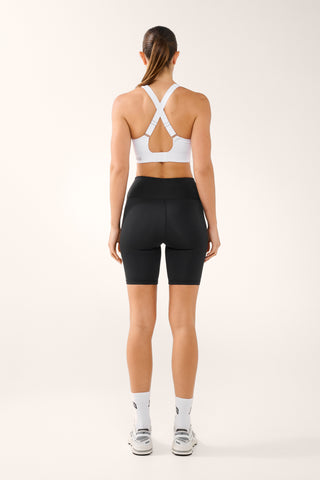 IMPACT ADJUSTABLE HIGH SUPPORT CROP BRA WHITE
